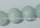 CAQ207 15.5 inches 18mm round natural aquamarine beads wholesale