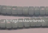 CAQ302 15.5 inches 6*9mm tyre natural aquamarine beads wholesale