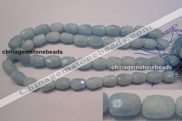 CAQ318 15.5 inches 13*18mm faceted nuggets natural aquamarine beads