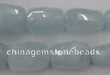 CAQ415 8*12mm – 18*28mm faceted nuggets natural aquamarine beads