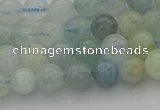 CAQ431 15.5 inches 6mm round natural aquamarine beads wholesale