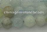 CAQ432 15.5 inches 8mm round natural aquamarine beads wholesale