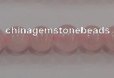 CAQ480 15.5 inches 4mm round natural pink aquamarine beads