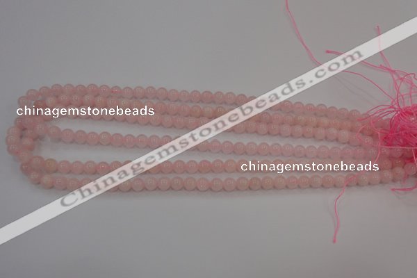 CAQ481 15.5 inches 6mm round natural pink aquamarine beads