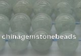 CAQ503 15.5 inches 10mm round natural aquamarine beads