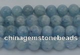CAQ509 15.5 inches 6mm round A+ grade natural aquamarine beads