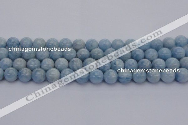 CAQ513 15.5 inches 12mm round A+ grade natural aquamarine beads