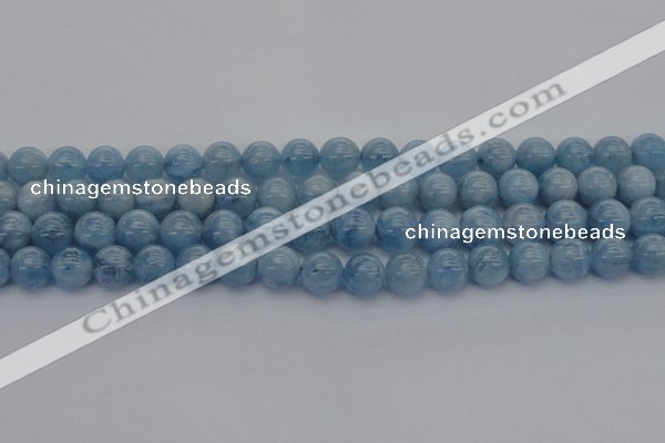 CAQ520 15.5 inches 8mm round AA grade natural aquamarine beads