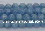 CAQ535 15.5 inches 4mm round AAA grade natural aquamarine beads