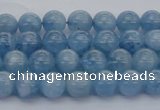 CAQ535 15.5 inches 4mm round AAA grade natural aquamarine beads