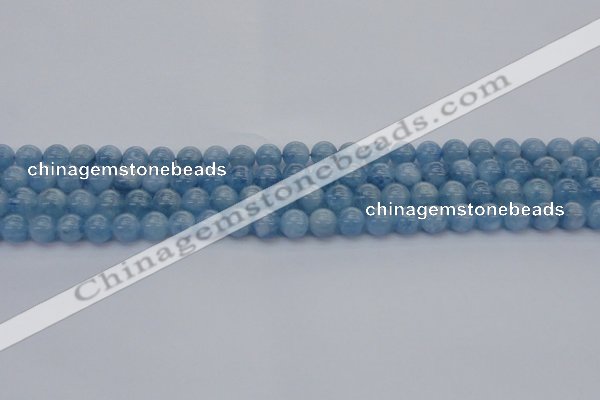 CAQ536 15.5 inches 6mm round AAA grade natural aquamarine beads