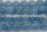CAQ544 15.5 inches 6mm round AAAA grade natural aquamarine beads