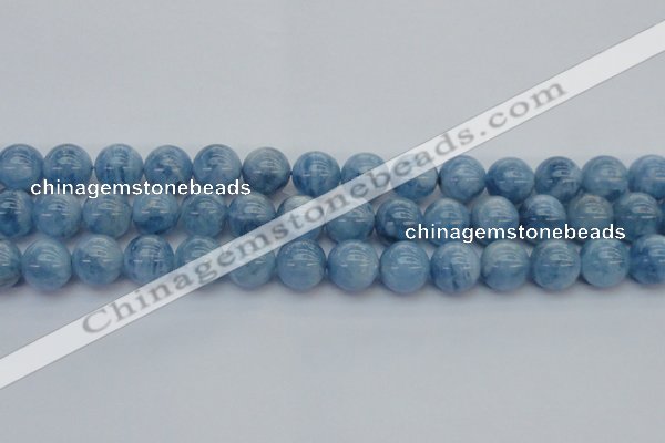 CAQ547 15.5 inches 12mm round AAAA grade natural aquamarine beads