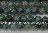 CAQ600 15.5 inches 4mm round aquamarine gemstone beads