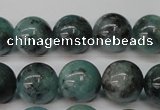 CAQ604 15.5 inches 12mm round aquamarine gemstone beads