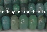 CAQ614 15.5 inches 8*14mm rondelle aquamarine gemstone beads