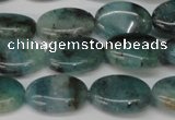 CAQ628 15.5 inches 10*14mm oval aquamarine gemstone beads