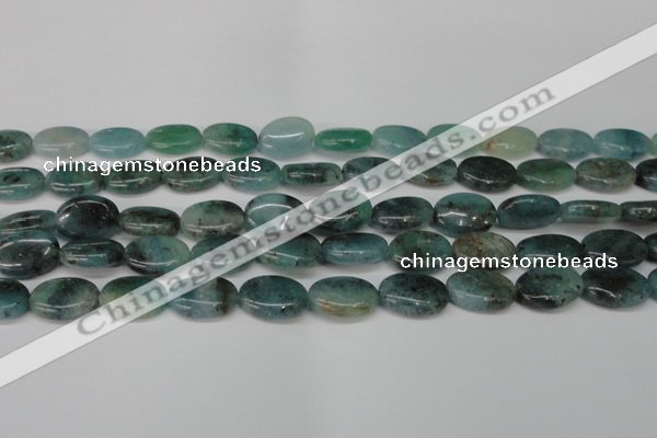 CAQ629 15.5 inches 12*16mm oval aquamarine gemstone beads