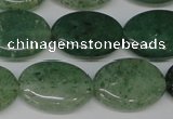 CAQ633 15.5 inches 13*18mm oval aquamarine gemstone beads