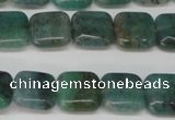 CAQ636 15.5 inches 10*10mm square aquamarine gemstone beads