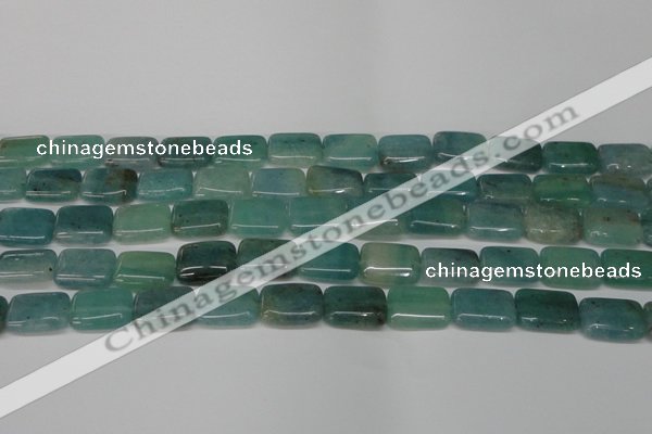 CAQ645 15.5 inches 12*16mm rectangle aquamarine gemstone beads