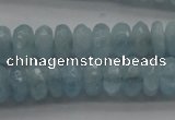 CAQ75 15.5 inches 3*7mm faceted rondelle A grade aquamarine beads