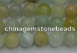 CAQ752 15.5 inches 8mm round aquamarine beads wholesale