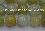 CAQ754 15.5 inches 12mm round aquamarine beads wholesale
