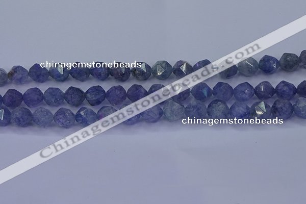 CAQ775 15.5 inches 14mm faceted nuggets imitation aquamarine beads