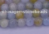 CAQ781 15.5 inches 6mm round natural aquamarine beads