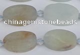 CAQ802 15.5 inches 13*20mm oval aquamarine gemstone beads