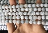 CAQ853 15.5 inches 6mm faceted nuggets aquamarine beads wholesale