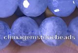 CAQ889 15.5 inches 10mm faceted round natural aquamarine beads