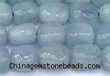 CAQ940 15 inches 6*6mm – 6*8mm nuggets aquamarine beads