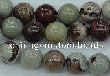 CAR04 15.5 inches 10mm round artistic jasper beads wholesale