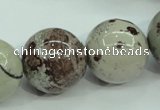 CAR09 15.5 inches 20mm round artistic jasper beads wholesale