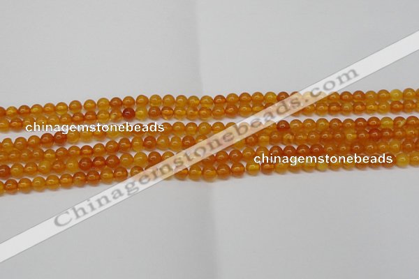 CAR102 15.5 inches 5mm round natural amber beads