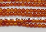 CAR110 15.5 inches 3mm round natural amber beads