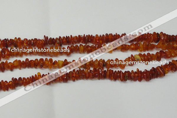 CAR115 16 inches 3*6mm - 4*8mm natural amber chips beads