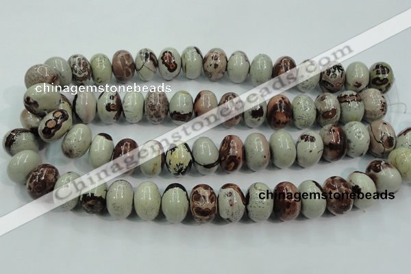 CAR18 15.5 inches 13*18mm rondelle artistic jasper beads wholesale