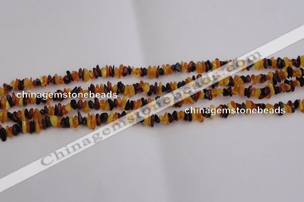 CAR204 24 inches 3*8mm natural amber chips beads wholesale