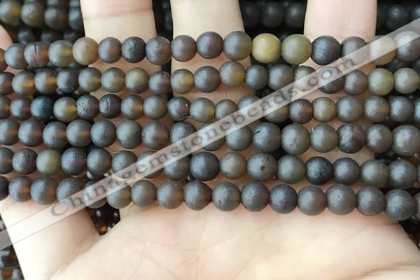 CAR216 15.5 inches 6mm round natural amber beads wholesale