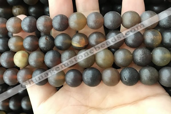 CAR221 15.5 inches 11mm round natural amber beads wholesale