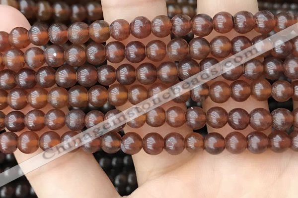 CAR231 15.5 inches 5mm - 5.5mm round natural amber beads wholesale