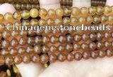 CAR234 15.5 inches 6mm - 7mm round natural amber beads wholesale