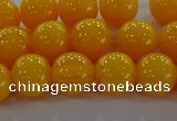 CAR403 15.5 inches 10mm round synthetic amber beads wholesale