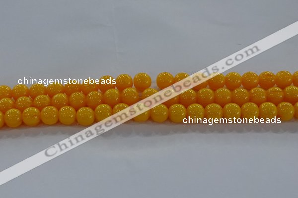 CAR403 15.5 inches 10mm round synthetic amber beads wholesale