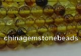 CAR500 15.5 inches 4mm - 5mm round natural amber beads wholesale