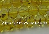 CAR522 15.5 inches 7mm - 8mm round natural amber beads wholesale