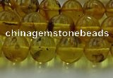 CAR523 15.5 inches 8mm - 9mm round natural amber beads wholesale